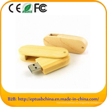 USB2.0 de madera de disco flash de giro de madera USB Flash Drive (ET601)